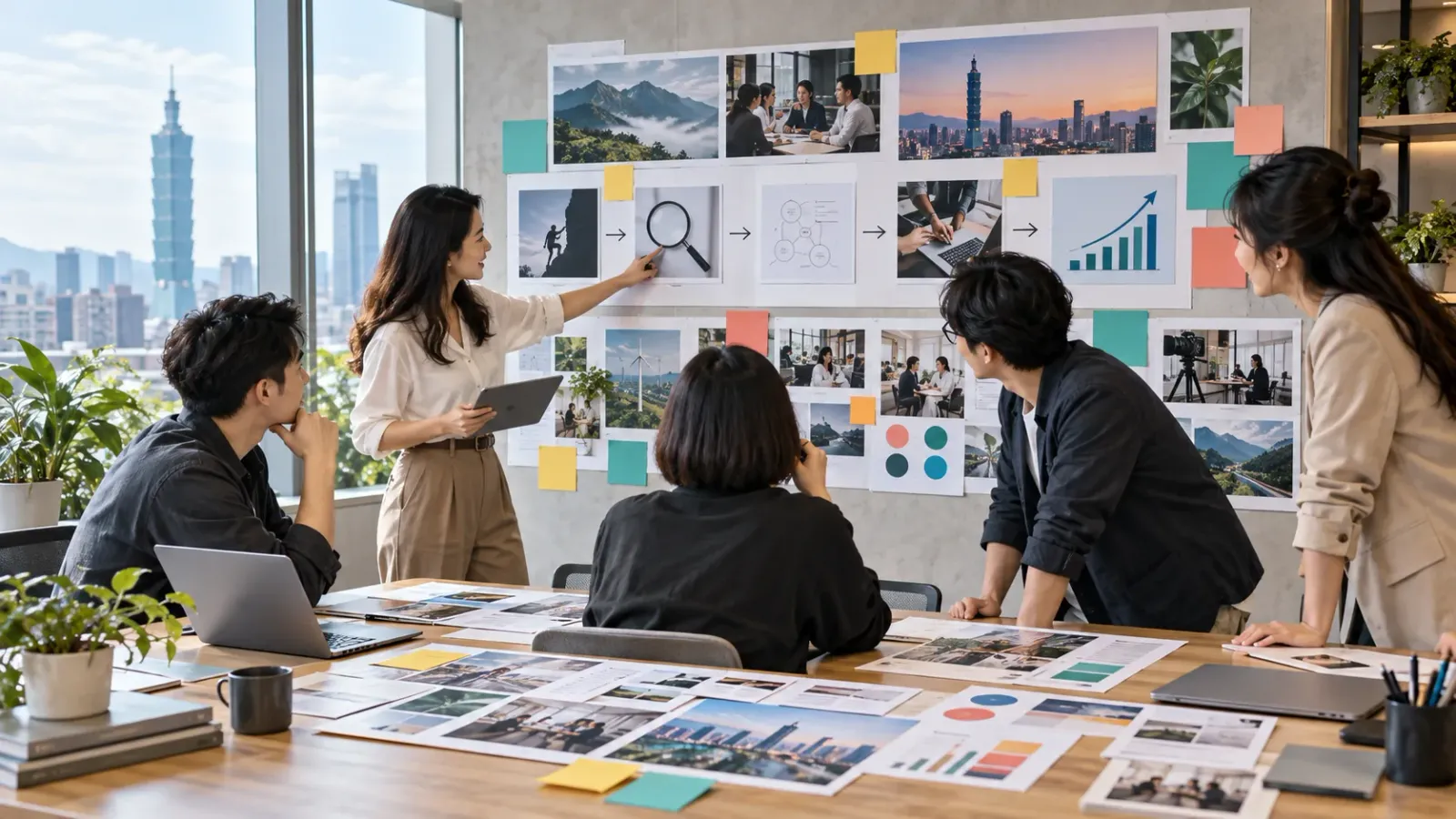 B2B 團隊整理客戶挑戰、策略、執行與成果證據