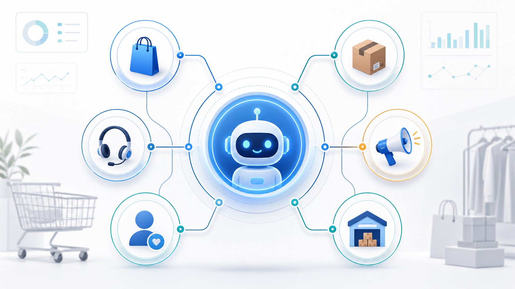 AI Agent 串接電商客服、商品、訂單與會員資料