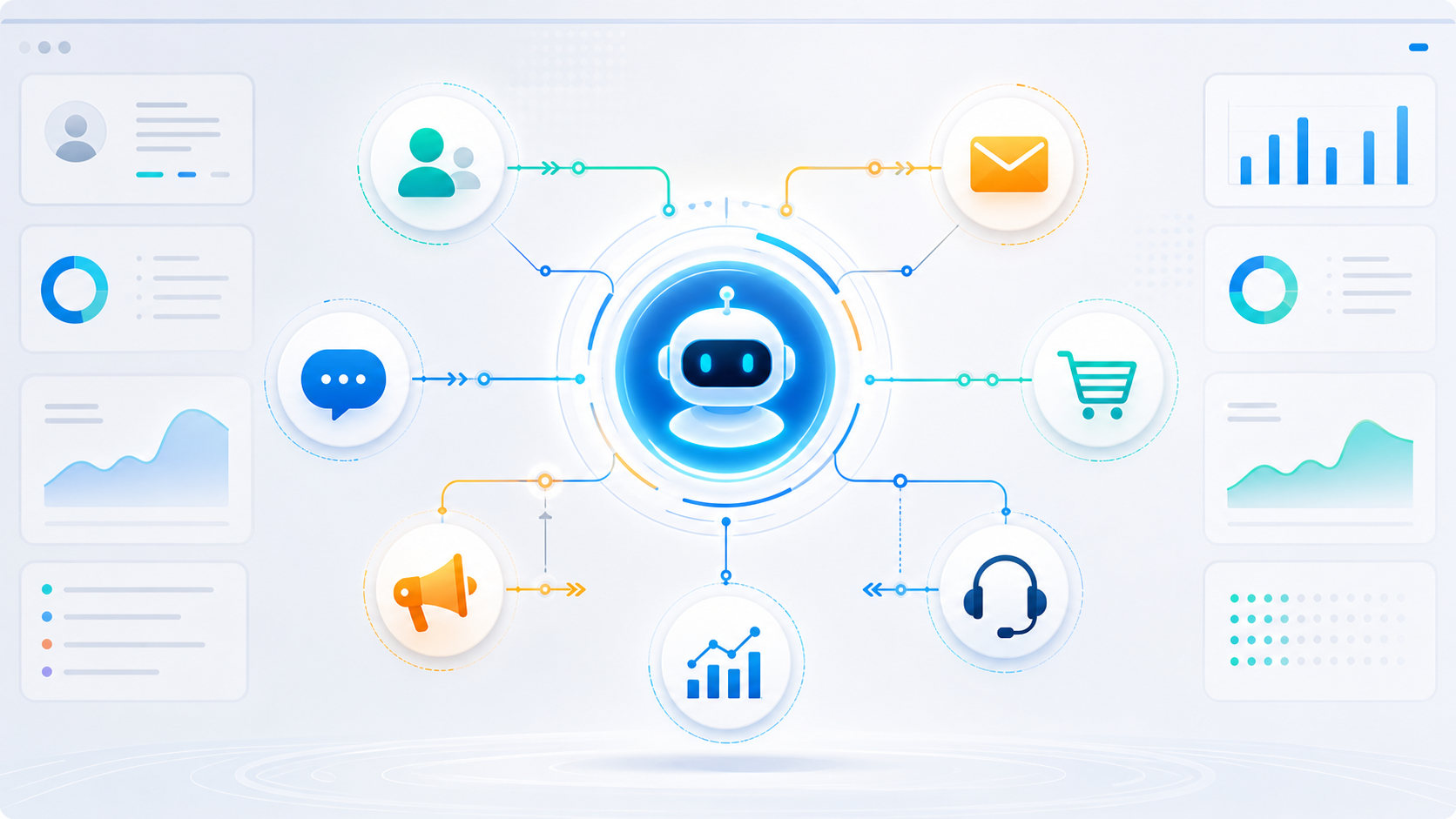 Agentic Marketing 串接 CRM、Email、LINE、電商、廣告與客服